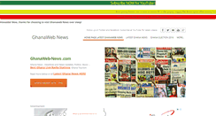 Desktop Screenshot of ghanaweb-news.com